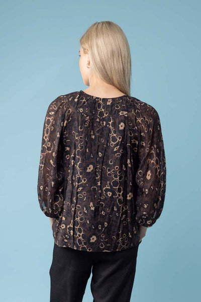 Mailee Blouse - Leopard
