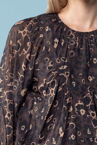 Mailee Blouse - Leopard