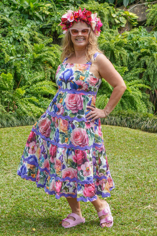 Meg Bambi Dress -Floral Overload