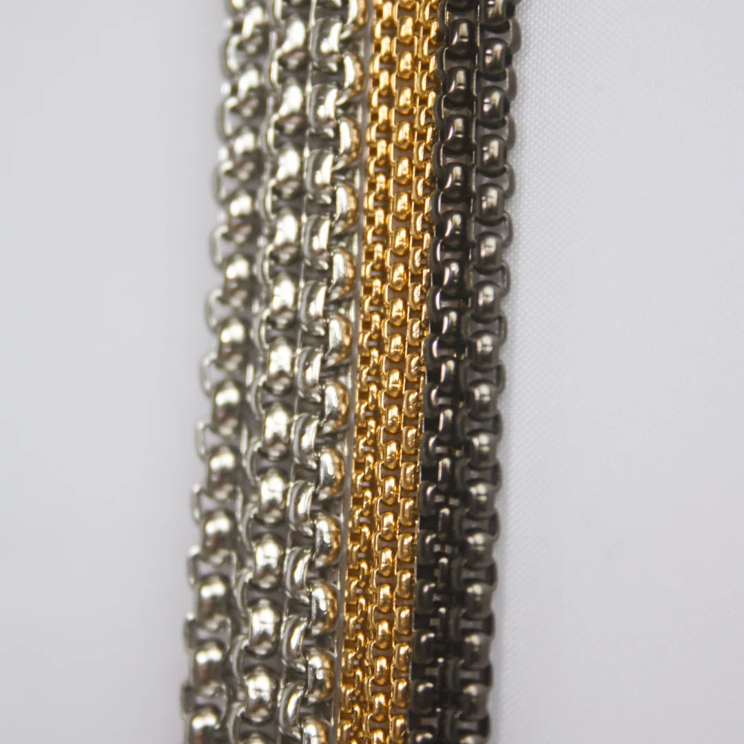 Steel Me - Multi Layer Chain Bracelet