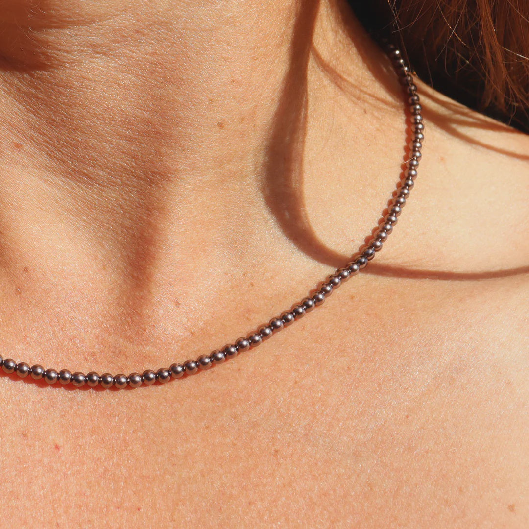 Perle - Petite Mocha Pearl Necklace