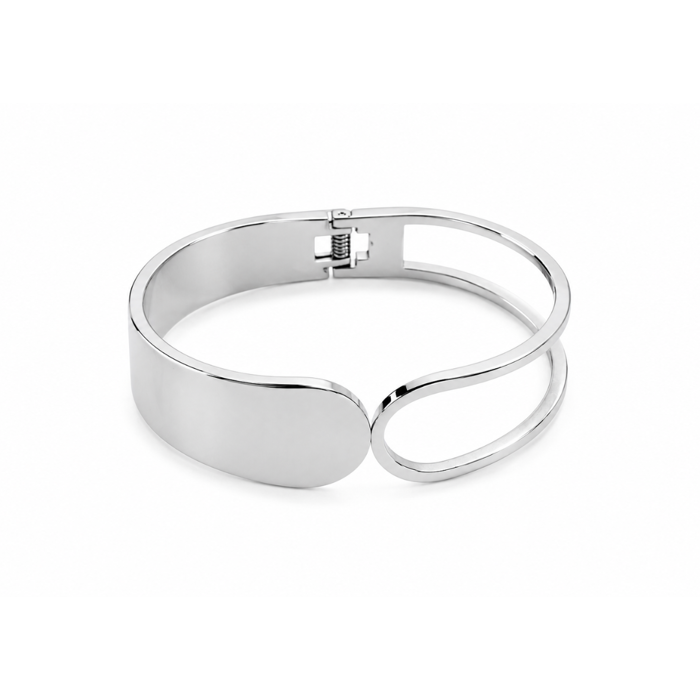 Steel Me -Silver Polar Cuff Bracelet