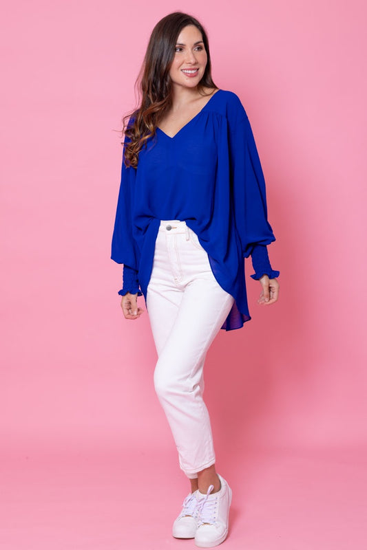 Charlotte Blouse - Blue