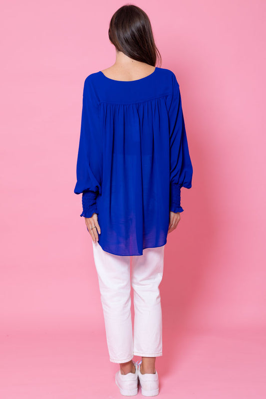 Charlotte Blouse - Blue