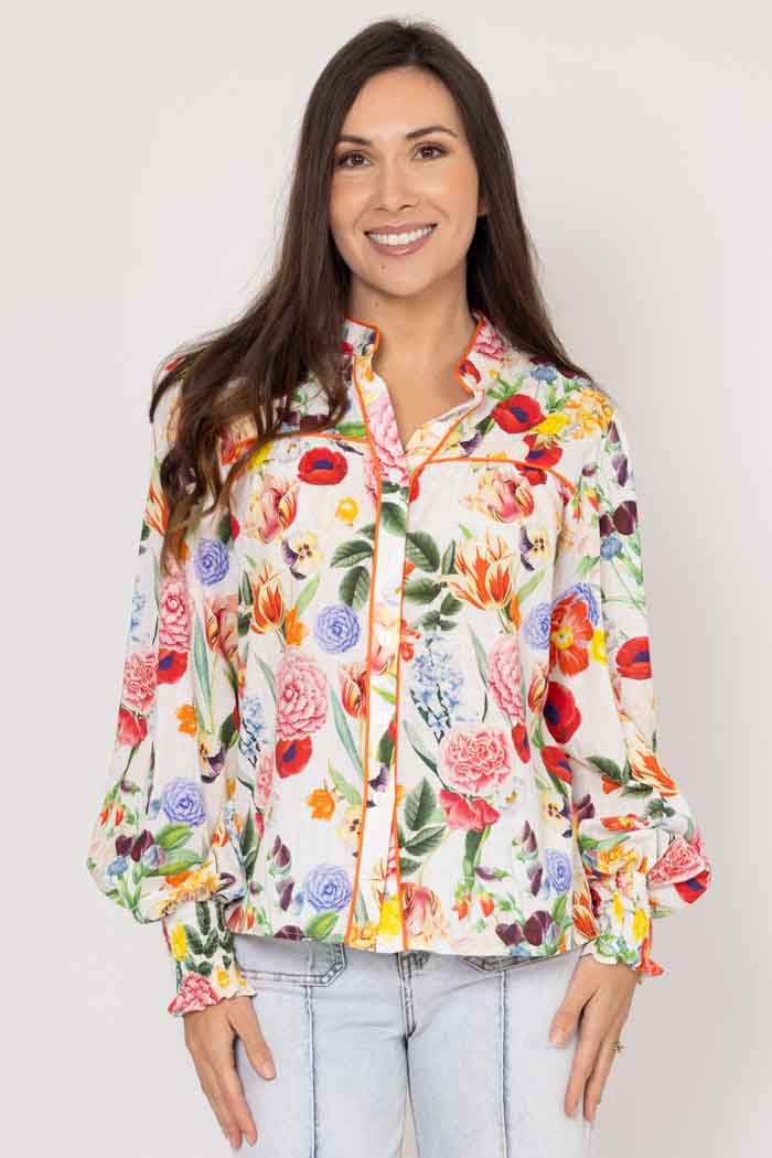 Hattie Shirt - Botanical Floral