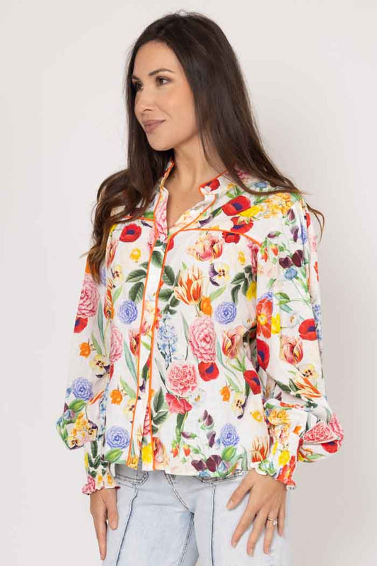 Hattie Shirt - Botanical Floral
