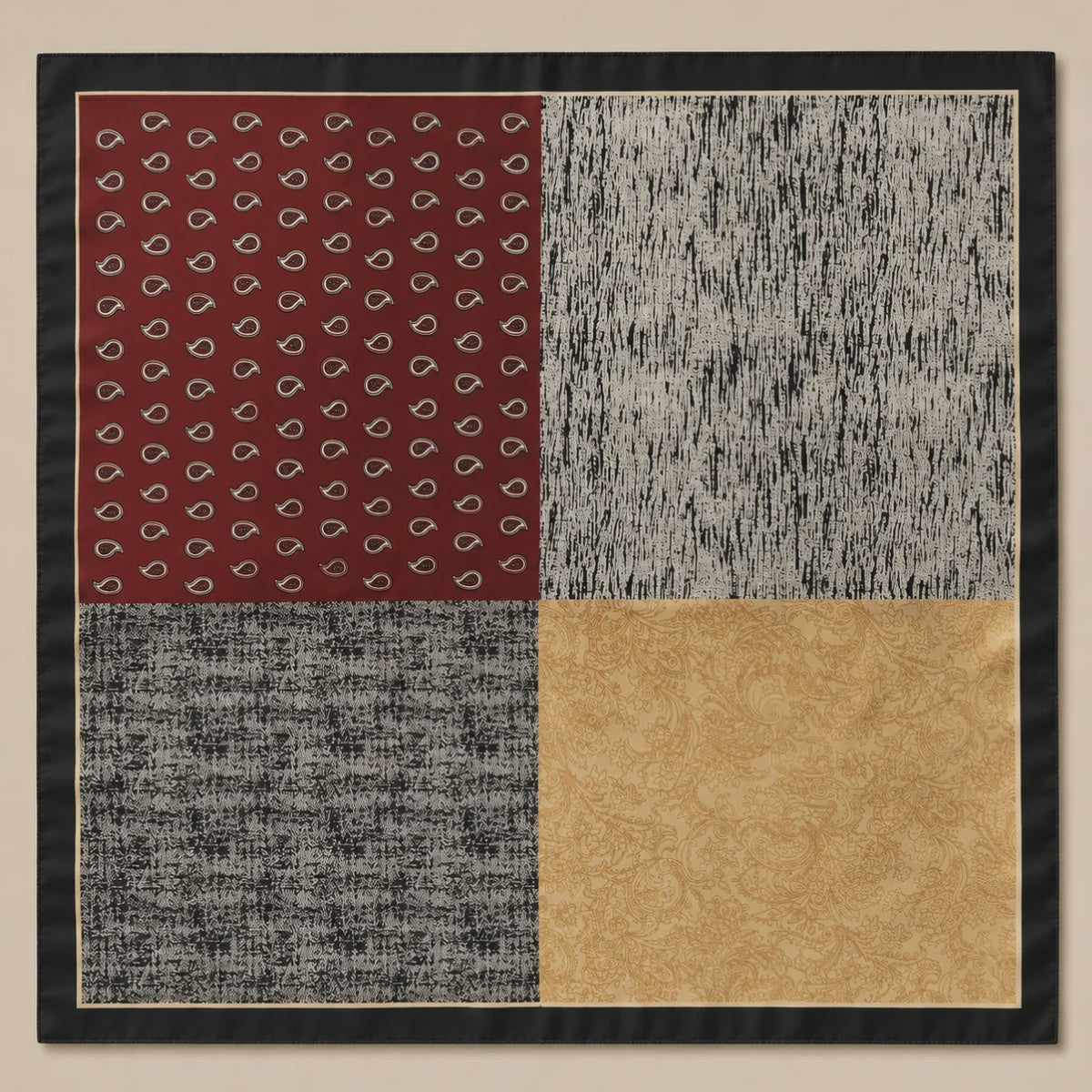 CARTER Red Drop Scarf