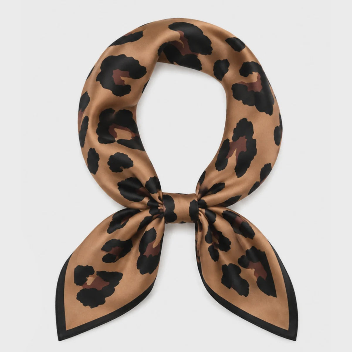 CARTER Brown Cheetah Scarf