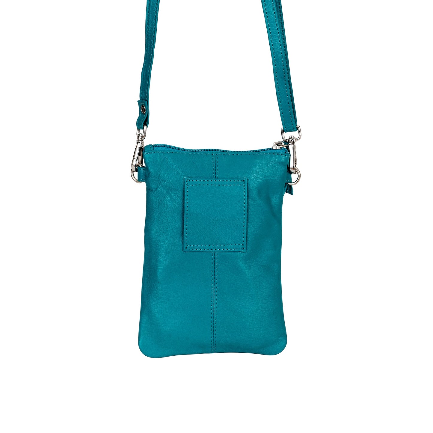 Kempsey Leather Sling Bag - Turquoise