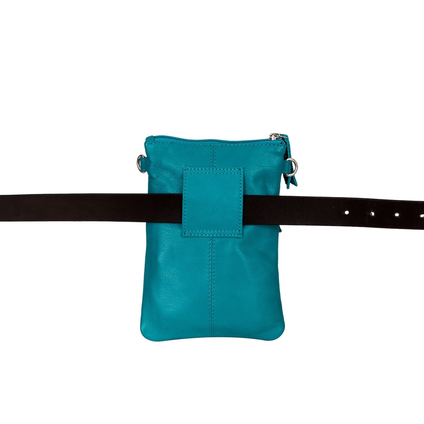 Kempsey Leather Sling Bag - Turquoise