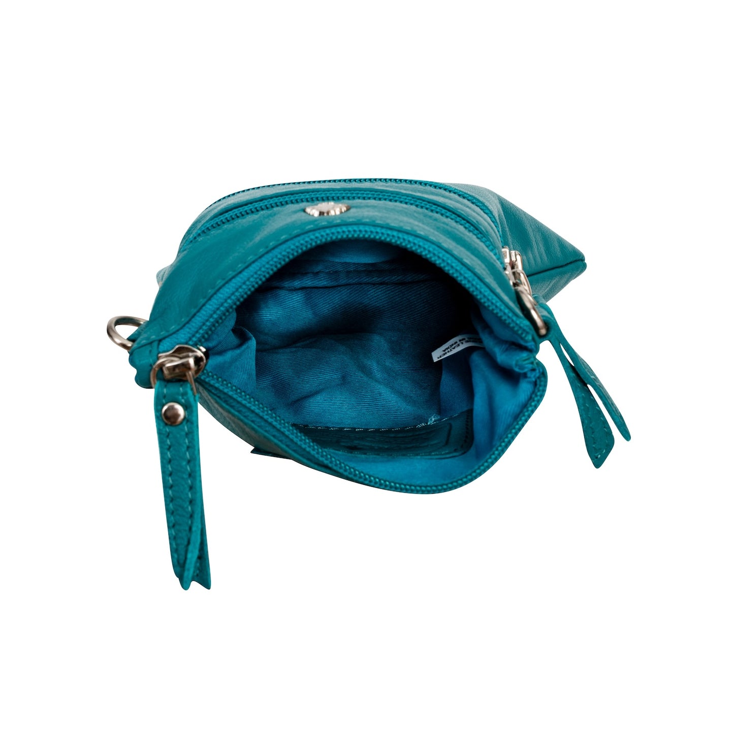 Kempsey Leather Sling Bag - Turquoise