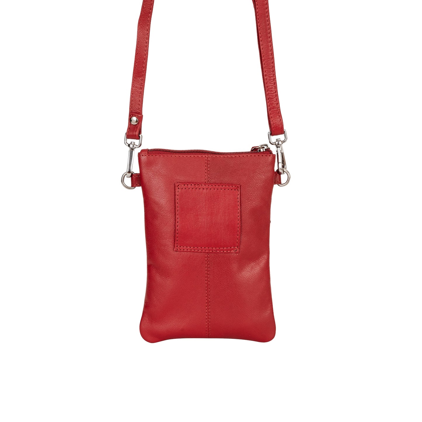 Kempsey Leather Sling Bag - Red