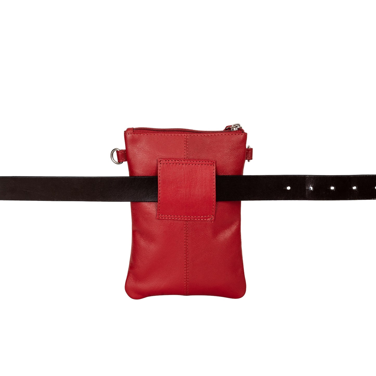 Kempsey Leather Sling Bag - Red