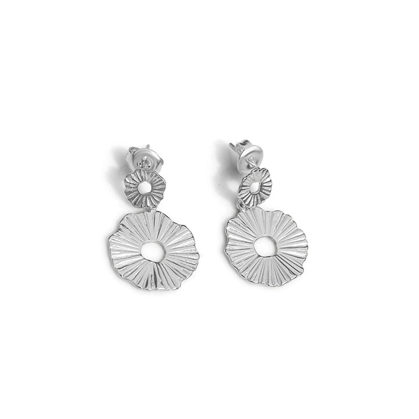Steel Me - Silver Jess Stud Earrings