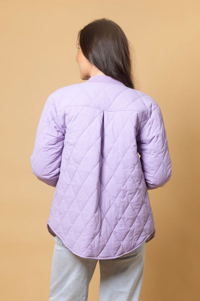 Stevie Quilted Jacket - Lilac
