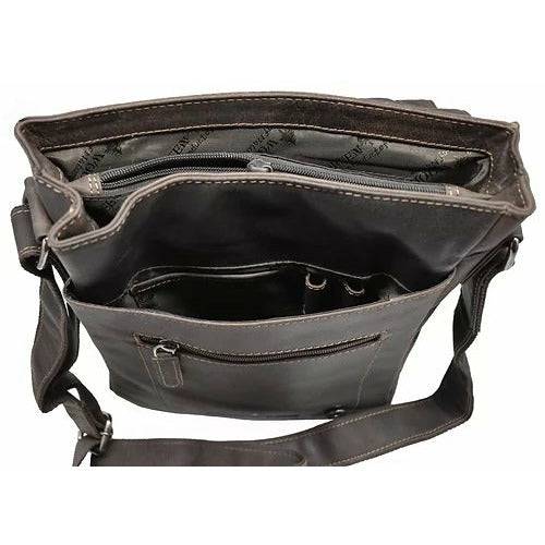 Torquay - Leather Shoulder Bag - Brown
