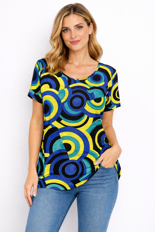 Bittermoon Scoop Hem Top - Trinidad
