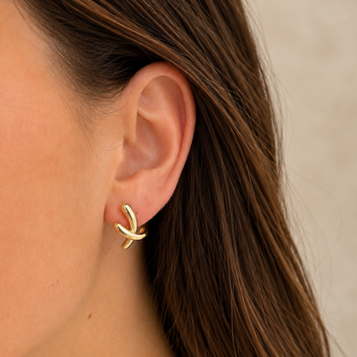 Steel Me YG X Factor Stainless Steel Earrings