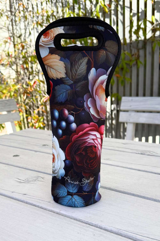 AS Neoprene Wine Bag - Fruitful Rose