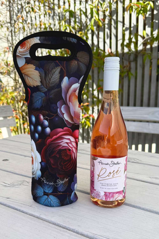 AS Neoprene Wine Bag - Fruitful Rose