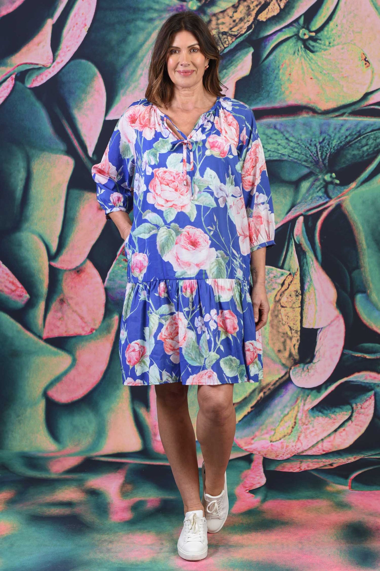 Bella Dress - Rambling Rose