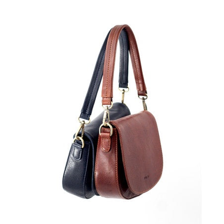 Baron -Dana-Full Flap Small Handbag - Black