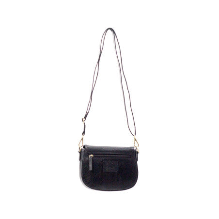 Baron -Dana-Full Flap Small Handbag - Black