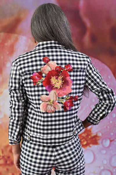 DJ - Eden Jacket - Navy Check