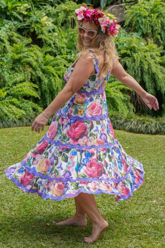 Meg Bambi Dress -Floral Overload