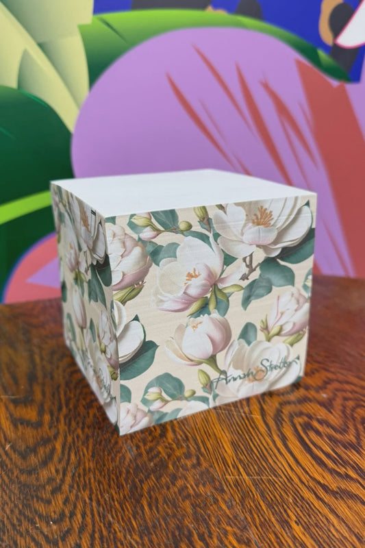 Annah Stretton Memo Cube - Magnolia Frenzy