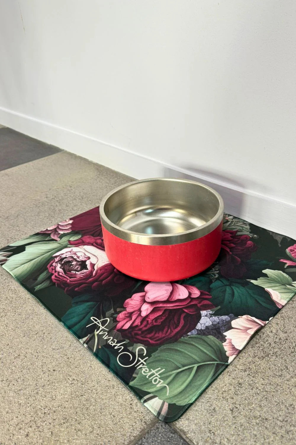 Mini Desk Mat - Olive J'Adore Roses