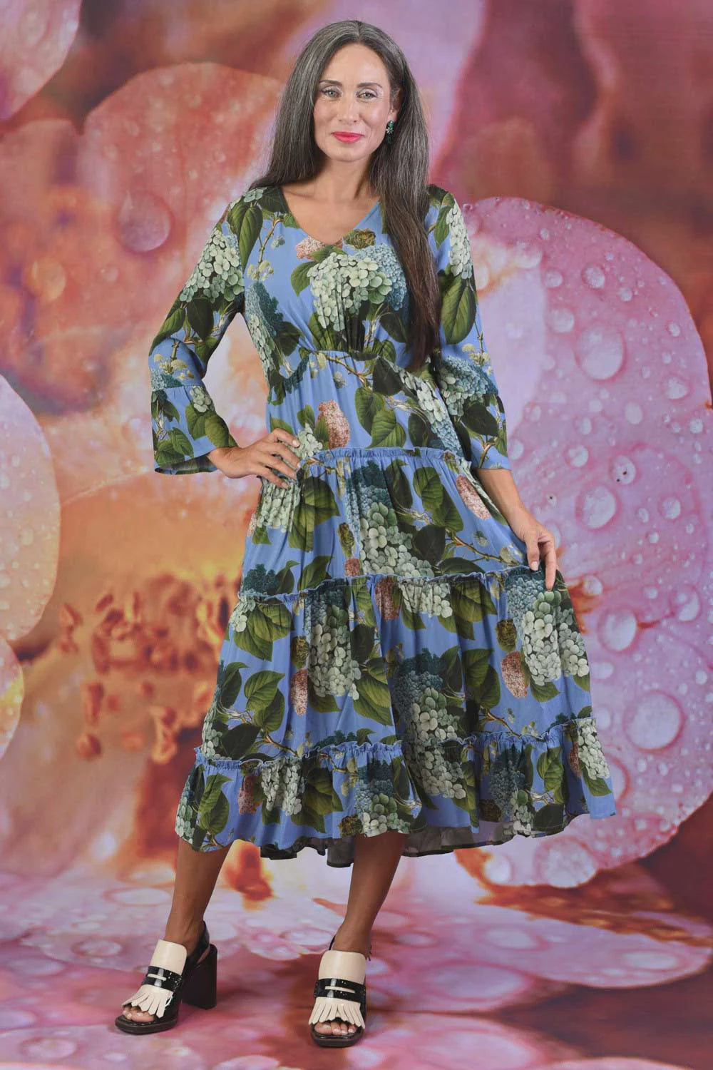 Picture Perfect Dress - Hydrangea Bunches