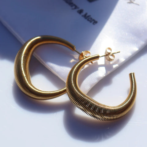 Steel Me - Spring Earrings