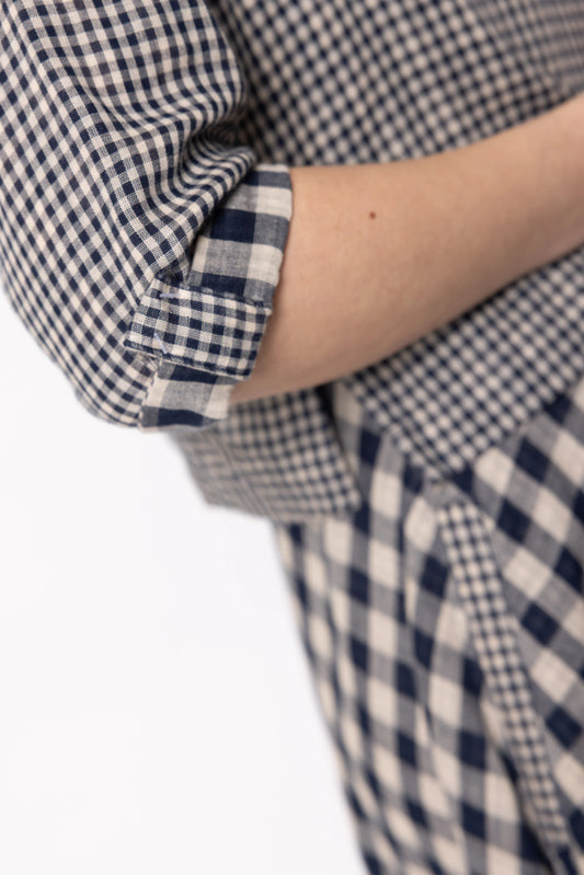 Thelma Jacket - Blue Gingham