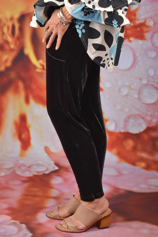 Vesta Vera Velvet Pants - Noir