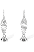 Bijoux Fish Earrings- Sterling Silver