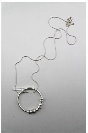 Circle & Rings Necklace -