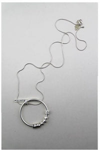 Circle & Rings Necklace -