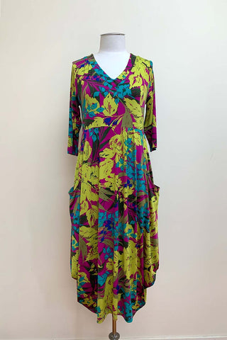 Carly Dress - Lime - Ltd Edition