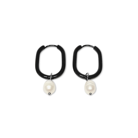 Steel Me  Black Huggies Black with F/W Pearl